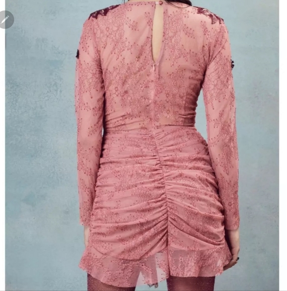 🍋For Love and Lemons Daisy Lace Mini Dress - Picture 2 of 16